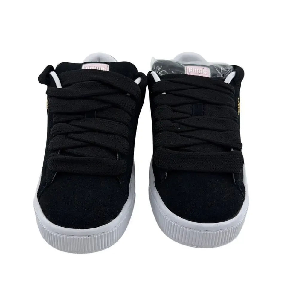 Puma Women's Black-Whisp Of Pink Suede XL Sneakers Size 8.5